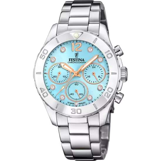 OROLOGIO FESTINA BOYFRIEND COLLECTION CINGHIA ACCIAIO INOSSIDABILE 316L, DONNA