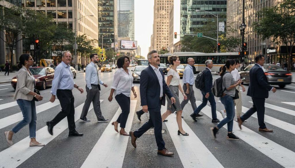 Perché salutare gli automobilisti sulle strisce rivela queste caratteristiche della personalità